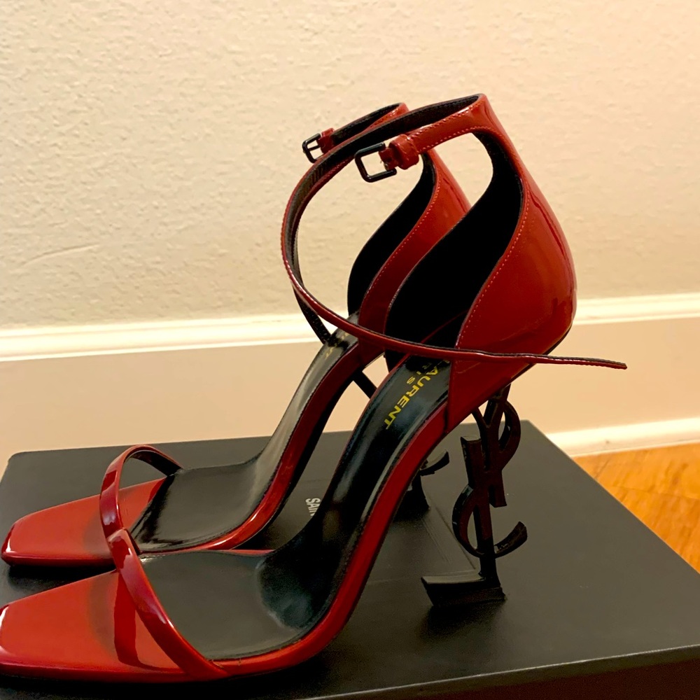 Saint Laurent Hot Red Heels